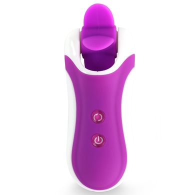 Стимулятор з імітацією оральних ласк FeelzToys - Clitella Oral Clitoral Stimulator Purple