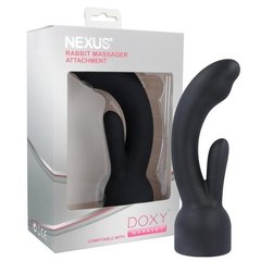 Насадка для вібромасажера Doxy Number 3 - Nexus Rabbit Massager у вигляді вібратора-кролика