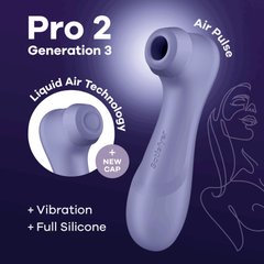 Вакуумный клиторальный стимулятор Satisfyer Pro 2 Generation 3 with Liquid Air Lilac