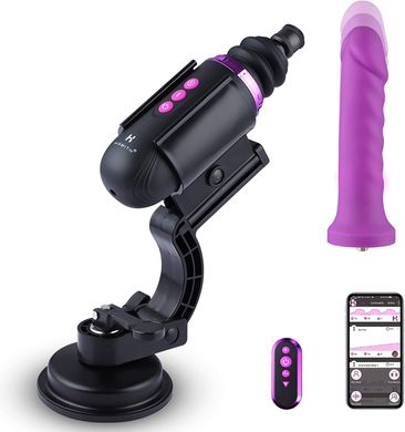Мини секс-машина Hismith Mini Capsule Sex-Machine with Strong Suction APP, очень мощная, пульт ДУ