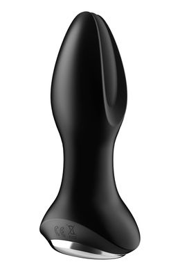 Анальная смарт вибропробка с жемчужным массажем Satisfyer Rotator Plug 2+ Black