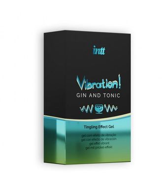 Рідкий вібратор Intt Vibration Gin Tonic (15 мл) EXTRA GREEN