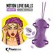 Вагінальні кульки з масажем і вібрацією FeelzToys Motion Love Balls Twisty з пультом дистанційного к