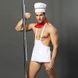 Чоловічий еротичний костюм кухаря "Умілий Джек" One Size: сліпи, фартух, хустка і ковпак