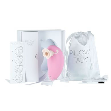 Розкішний вакуумний кліторальний стимулятор Pillow Talk - Dreamy Pink із кристалом Swarovski