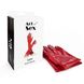 Глянцевые виниловые перчатки Art of Sex - Lora, размер М, цвет Красный