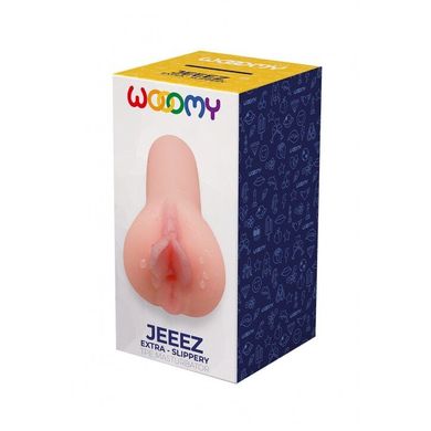 Мастурбатор-вагіна Wooomy Jeeez Masturbator Vagina, м’які відкриті губи, 11,6х5,4 см