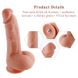 Ультрареалістичний фалоімітатор для секс-машин Hismith 8.3″ 2-layers Silicone Flesh Dildo, 2-шаровий