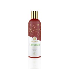 Натуральное массажное масло DONA Reinvigorate - Coconut & Lime (120 мл) с эфирными маслами