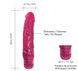 Фаллоимитатор вибратор Dorcel Jelly Boy, диаметр 4,2см ТПЕ, плавная регулировка мощности вибрации, Розовый