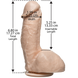 Фалоімітатор, що кінчає Doc Johnson The Amazing Squirting Realistic Cock, ПВХ, діаметр 5,1см