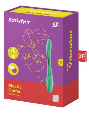 Универсальный гибкий вибратор для пар Satisfyer Elastic Game Light Green