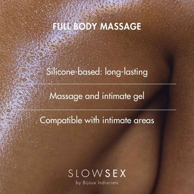 Силиконовый гель для массажа всего тела Bijoux Indiscrets Slow Sex Full body massage