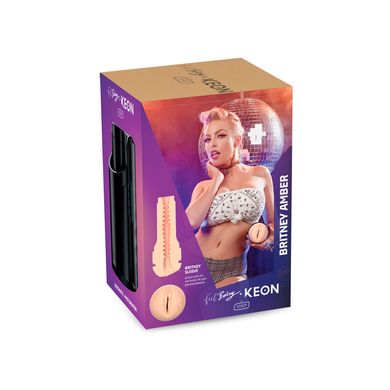 Интерактивная секс-машина для мужчин Kiiroo Keon Kombo Set с мастурбатором Feel Britney Amber