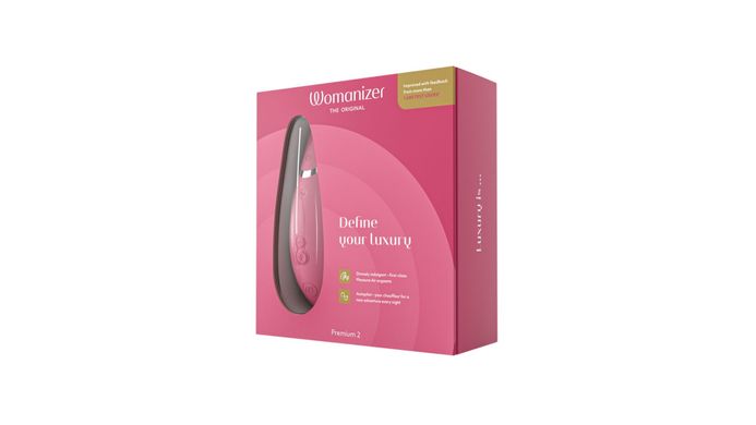 Вакуумний кліторальний стимулятор Womanizer Premium 2 - Raspberry