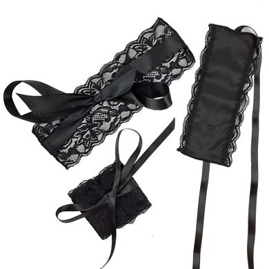 Эротический набор повязка на глаза и наручники Blindfold and Handcuffs Aria