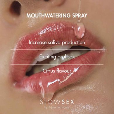 Спрей для усиления слюноотделения Bijoux Indiscrets Slow Sex Mouthwatering spray