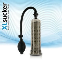 Вакуумна помпа XLsucker Penis Pump Black для члена довжиною до 18см, діаметр до 4 см, Черный