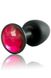 Анальная пробка Dorcel Geisha Plug Ruby XL с шариком внутри, создает вибрации, макс диаметр 4,5см, Черный