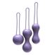 Набір вагінальних кульок Je Joue - Ami Purple, діаметр 3,8-3,3-2,7см, вага 54-71-100гр