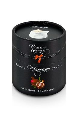 Массажная свеча Plaisirs Secrets Pomegranate (80 мл)