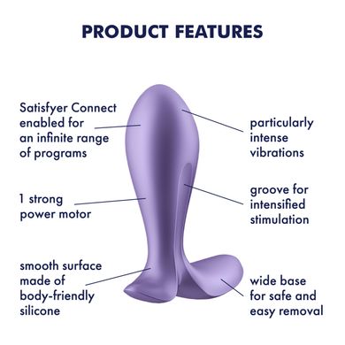 Анальна пробка Satisfyer Intensity Plug Purple