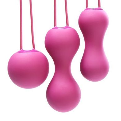 Набір вагінальних кульок Je Joue - Ami Fuchsia, діаметр 3,8-3,3-2,7см, вага 54-71-100гр