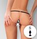 Женские трусики XS-2XL с силиконовой анальной пробкой Art of Sex - Sexy Panties plug size S Black