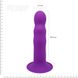 Двошаровий ділдо з вібрацією Adrien Lastic Hitsens 3 Purple, відмінно для страпона, діаметр 4 см, до