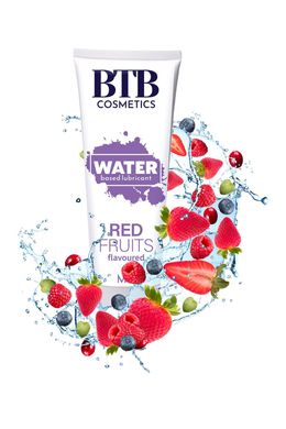 Смазка на водной основе BTB FLAVORED RED FRUITS с ароматом красных фруктов (100 мл)