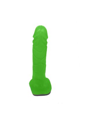Крафтовое мыло-член с присоской Чистый Кайф Green size M, натуральное, Зелёный