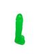 Крафтовое мыло-член с присоской Чистый Кайф Green size L, натуральное, Зелёный
