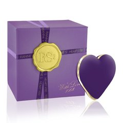 Вибратор-сердечко Rianne S: Heart Vibe Purple, 10 режимов работы, медицинский силикон