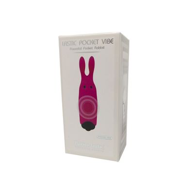 Віброкуля Adrien Lastic Pocket Vibe Rabbit Pink зі стимулювальними вушками