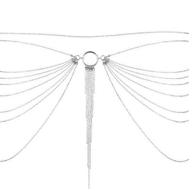 Цепочка трусики или лиф Bijoux Indiscrets Magnifique Waist Chain - silver, украшение на тело