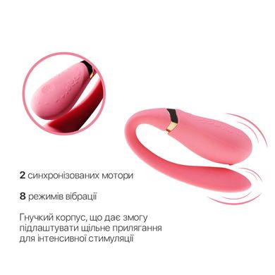 Смартвібратор для пар Zalo — Fanfan Rouge Pink