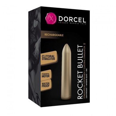 Перезаряжаемая вибропуля Dorcel Rocket Bullet Gold