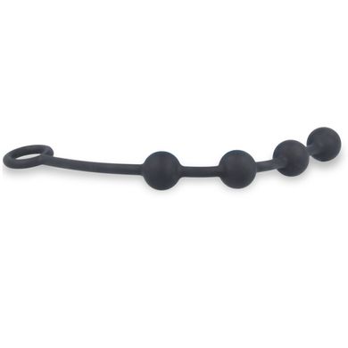 Анальні кульки Nexus Excite Small Anal Beads, силікон, макс. діаметр 2 см, Черный
