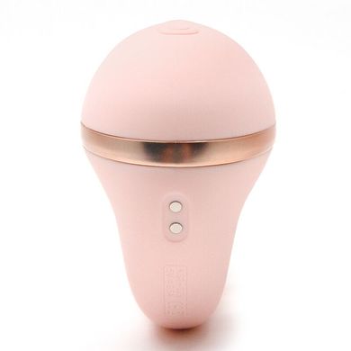 Вакуумный вибратор Kistoy Tina Mini Light Pink, вагинально-клиторальный
