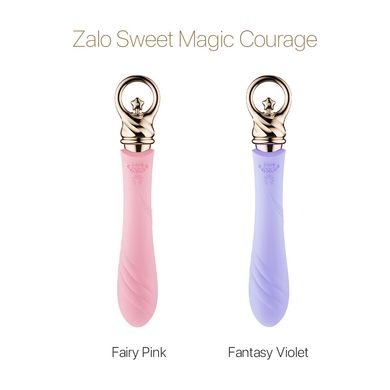 Вибратор для точки G с подогревом Zalo Sweet Magic - Courage Fairy Pink