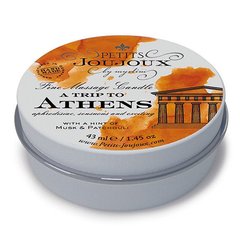 Масажна свічка Petits Joujoux - Athens - Musk and Patchouli (43 мл) з афродизіаками