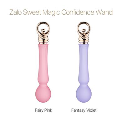 Вибромассажер с подогревом Zalo Sweet Magic - Confidence Wand Fantasy Violet