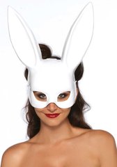 Маска кролика Leg Avenue Masquerade Rabbit Mask White, длинные ушки, на резинке