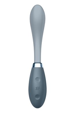 Вибратор Satisfyer G-Spot Flex 3 Grey, гибкий ствол с фиксацией положения