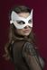Маска кішечки Feral Feelings - Kitten Mask, натуральна шкіра, біла