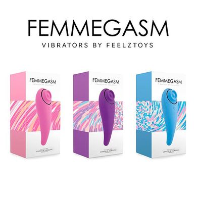 Пульсатор для клітора плюс вібратор FeelzToys - FemmeGasm Tapping & Tickling Vibrator Pink