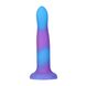Фалоімітатор, що світиться в темряві, ADDICTION Rave 8″ Glow in the Dark Dildo Blue Purple, 20,3 см