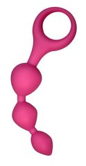 Анальні кульки Alive Triball Pink, силікон макс. діаметр 2 см
