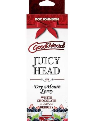 Зволожувальний спрей оральний Doc Johnson GoodHead - Juicy Head - White Chocolate and Berries 59мл