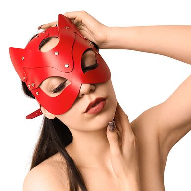Маска Кішечки Art of Sex - Cat Mask, Красный